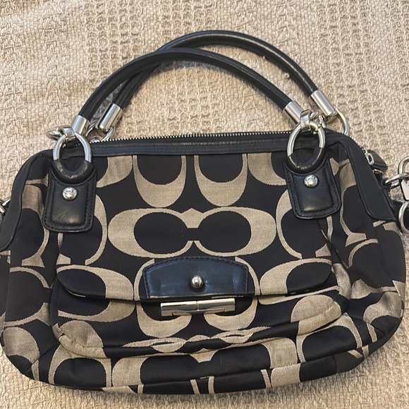 Coach Black and Silver Bag - Picture 1 of 13